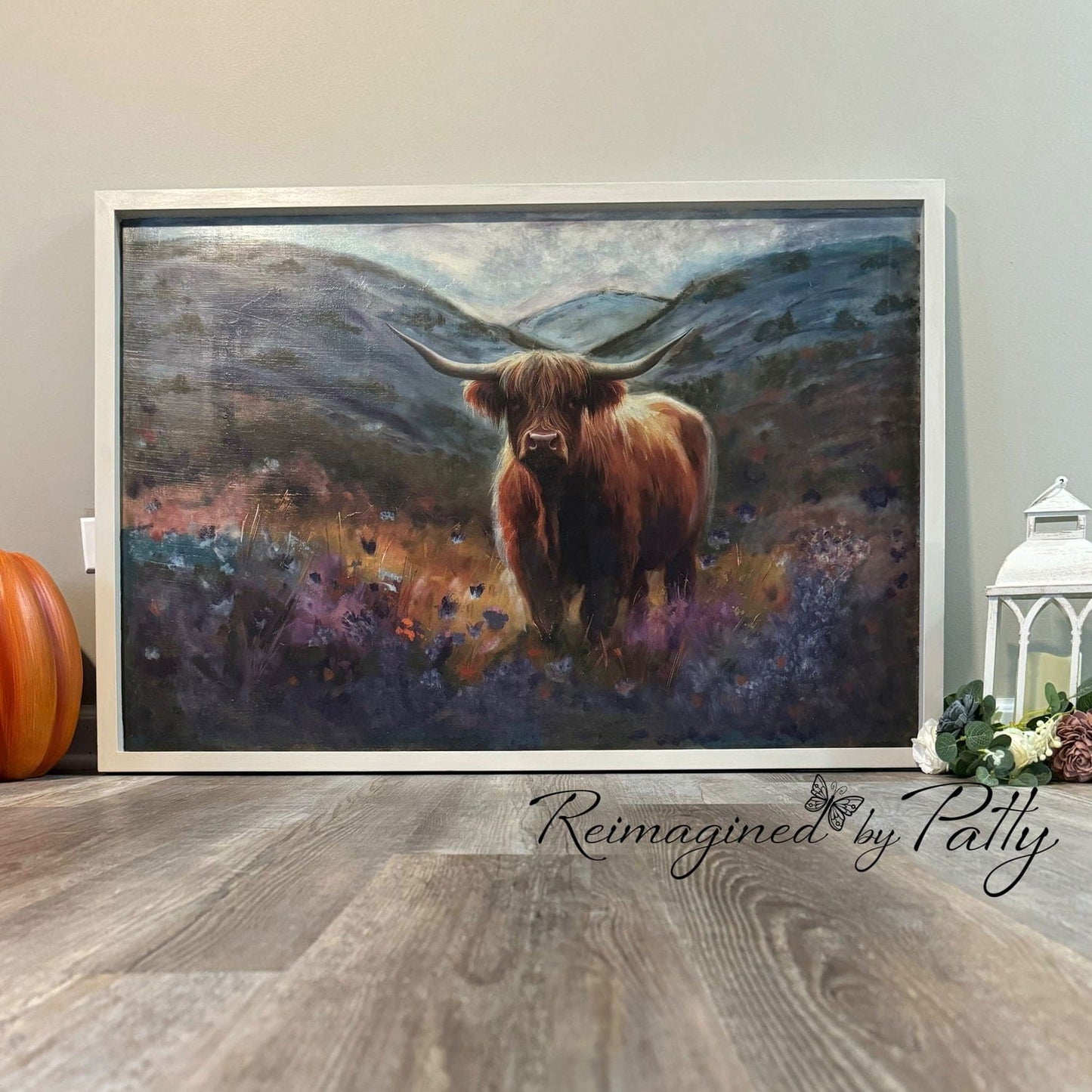 Flora Highland Cow | 18 lb Decoupage Tissue Paper | 2 Sizes