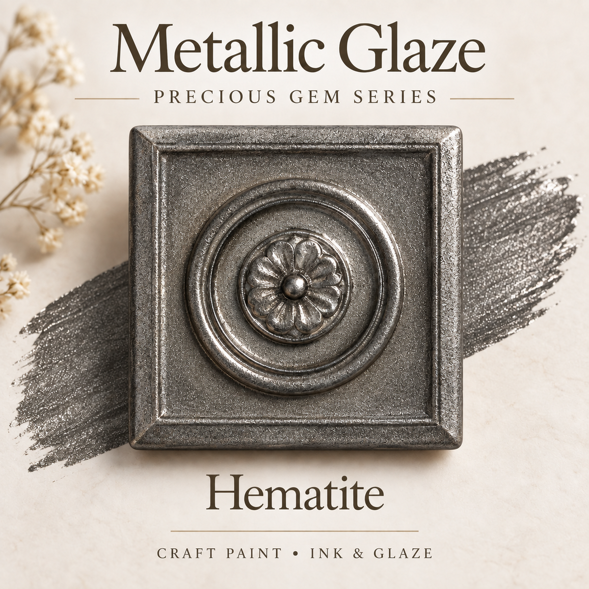 Metallic Glaze Precious Gem Series - Hematite