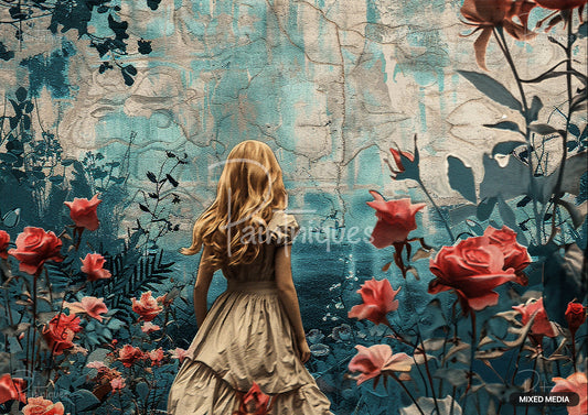 Little Alice Decoupage Paper - Paintniques