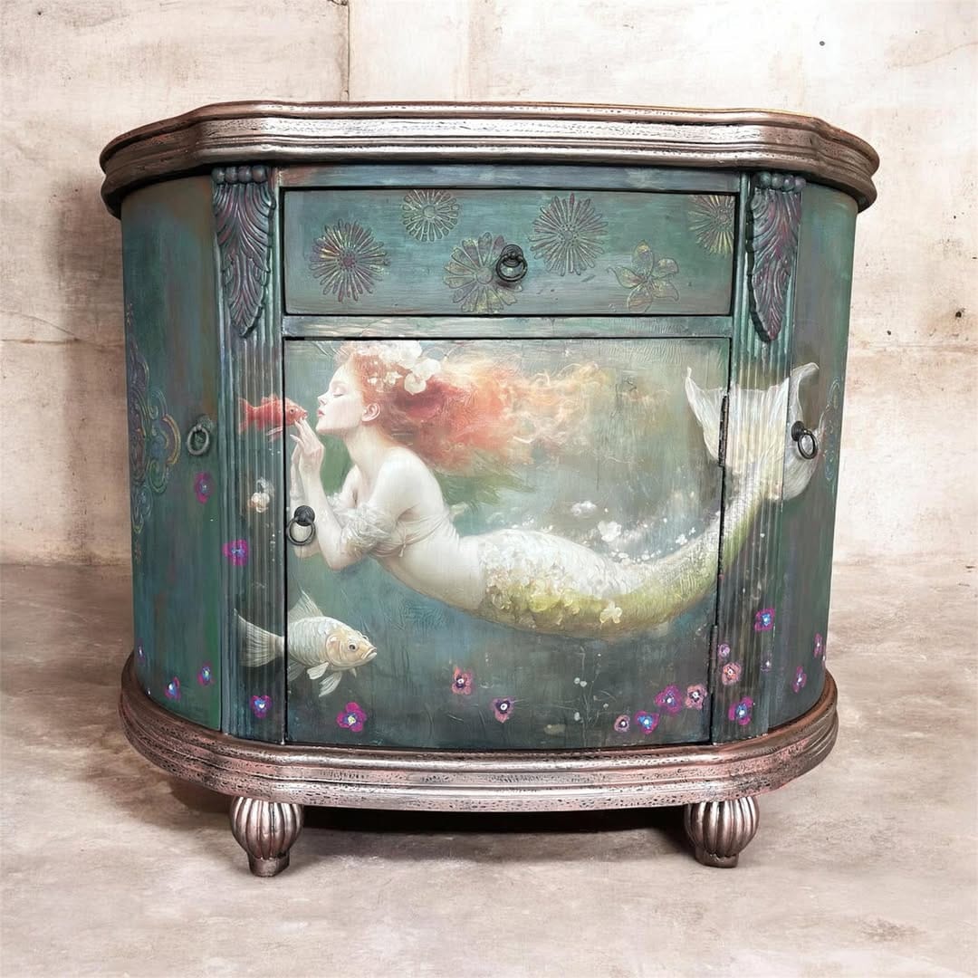 Mermaid Kisses | 18 lb Decoupage Tissue Paper | 2 Sizes