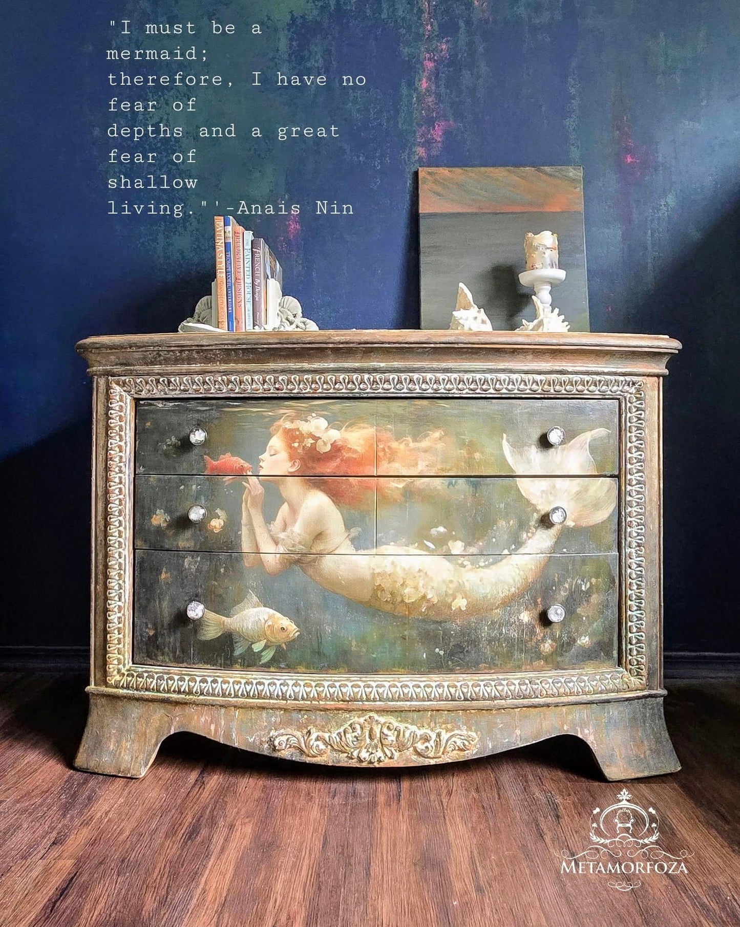 Mermaid Kisses | 18 lb Decoupage Tissue Paper | 2 Sizes