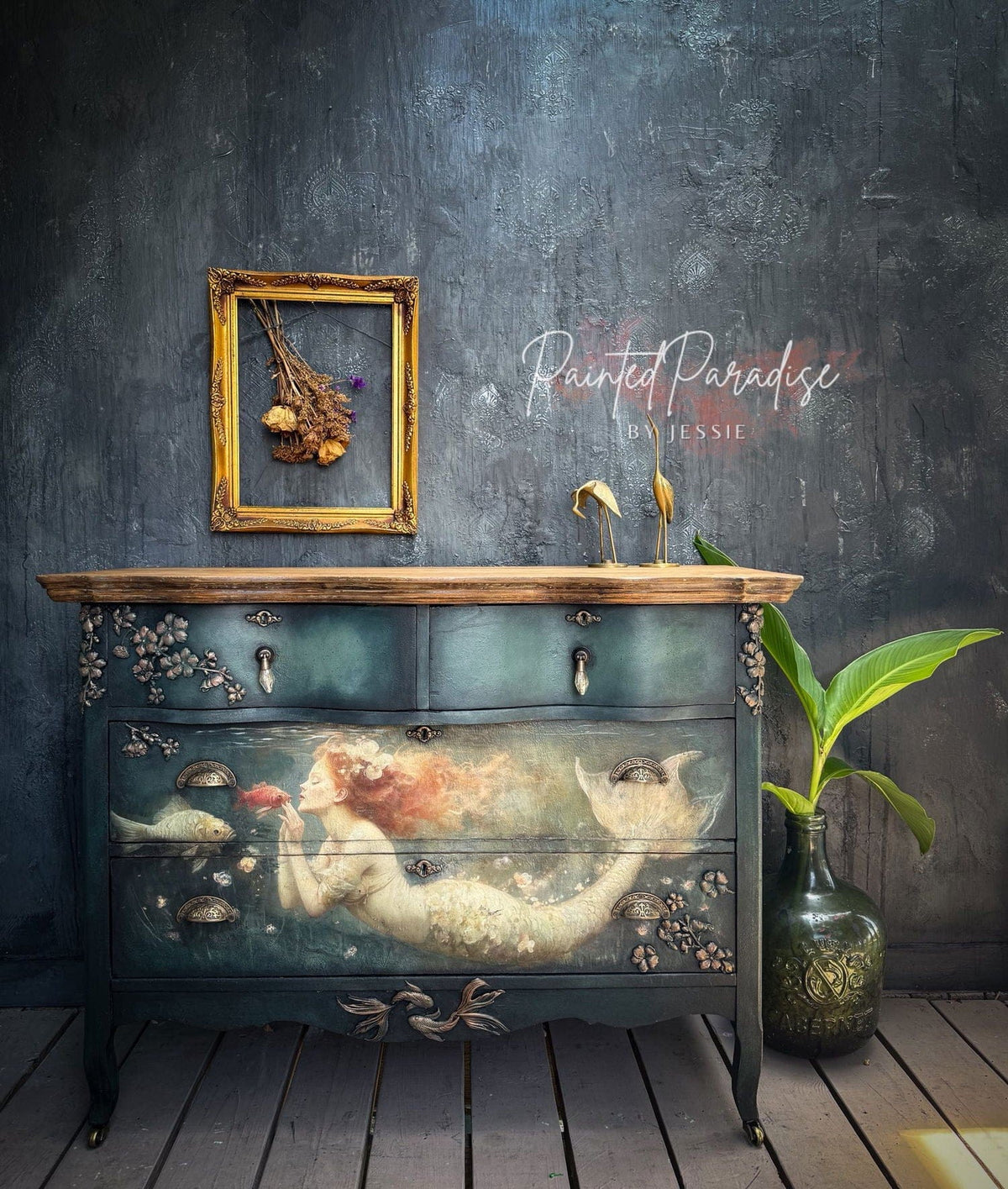 Mermaid Kisses | 18 lb Decoupage Tissue Paper | 2 Sizes