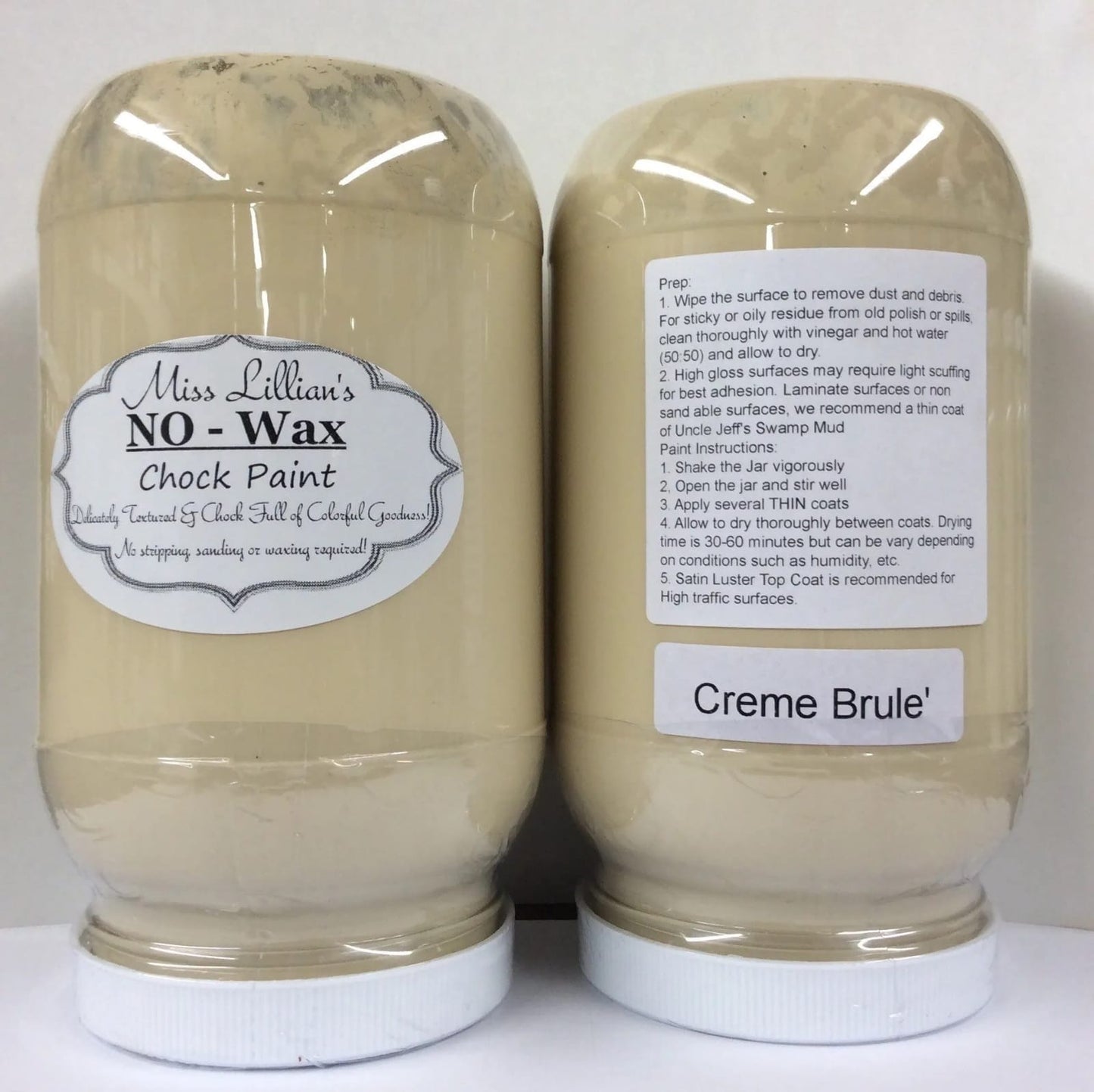 Miss Lillian's NO WAX Chock Paint - Creme Brule