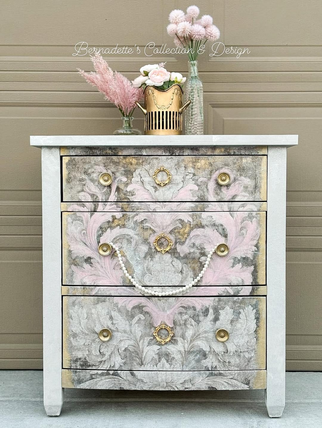 Neutral Baroque |18lb Decoupage Tissue Paper | 21x29 in