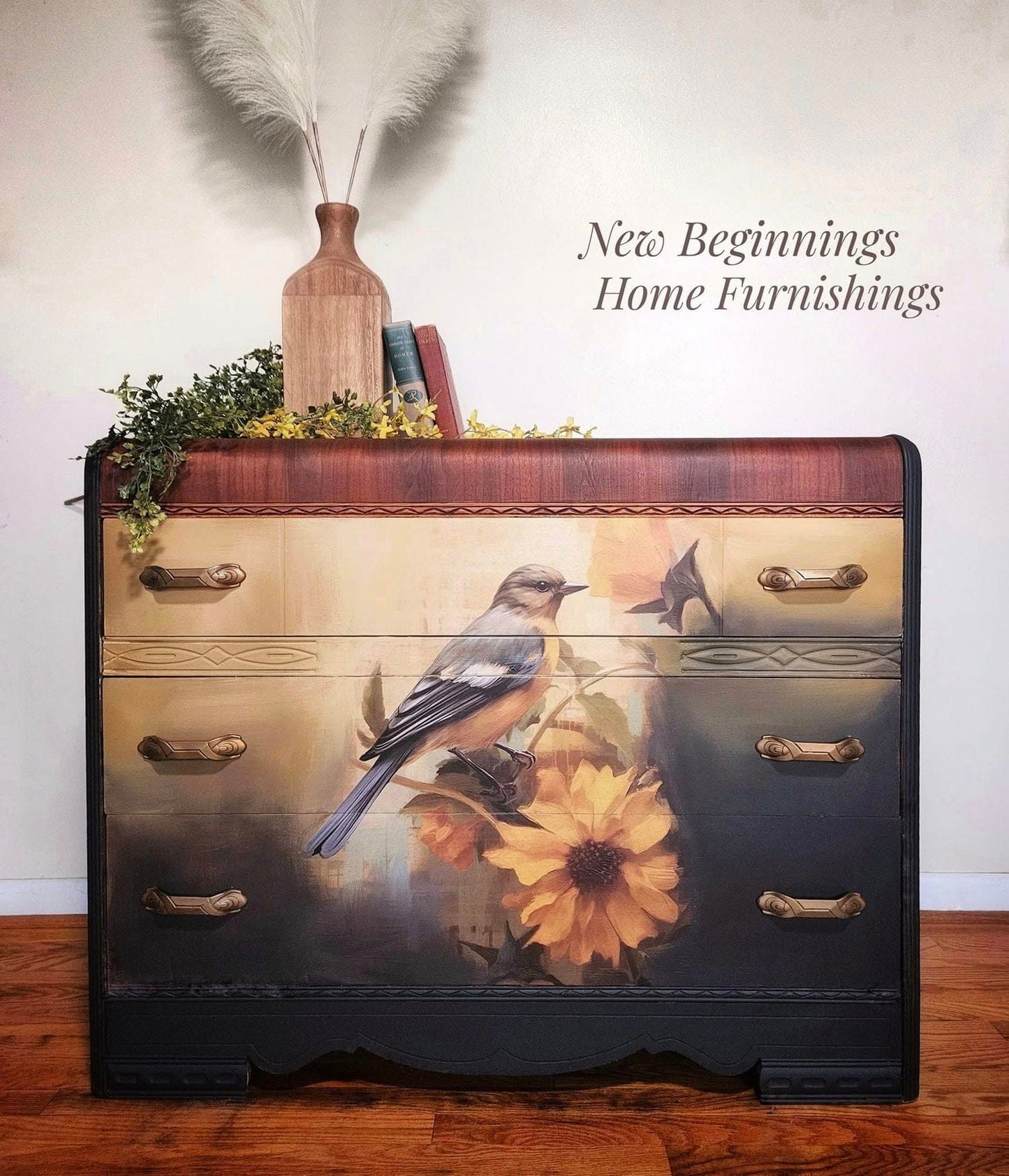 October Bluebird | 18 lb Decoupage Tissue Paper | 2 Sizes