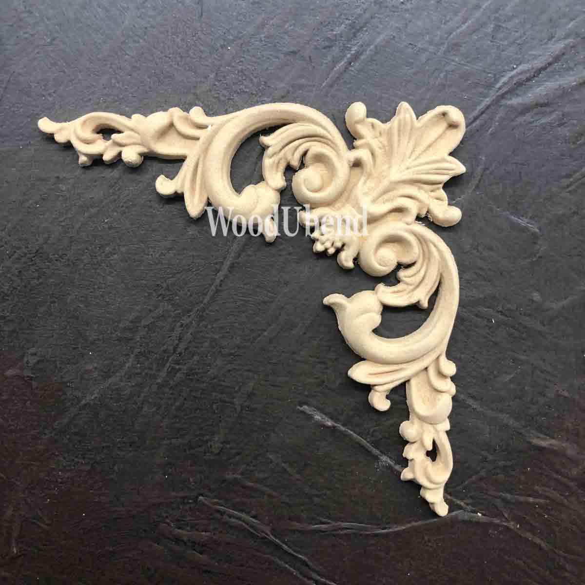 Pack of Two Pediments WUB2094 8x15cm -WooduBend
