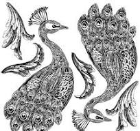 Pavo Decor Stamp (2 stamps)