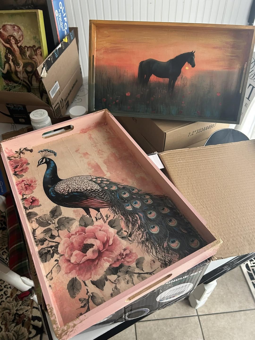 Peacock | 18 lb Decoupage Tissue Paper | 2 Sizes