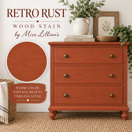 Wood Stain - Retro Rust