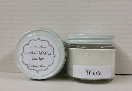 Embellishing Butter - White