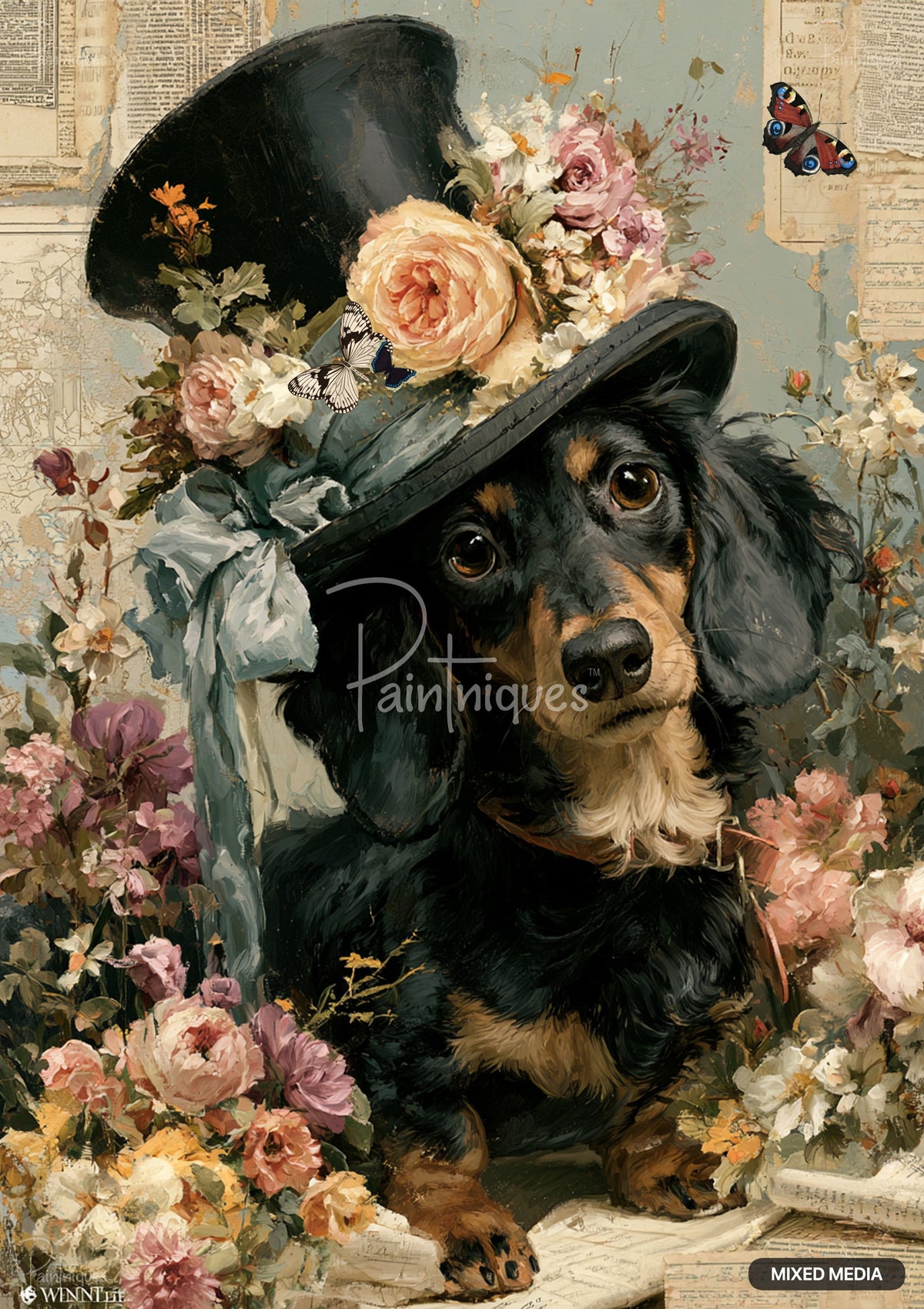 Sunday Best Decoupage Paper - Paintniques