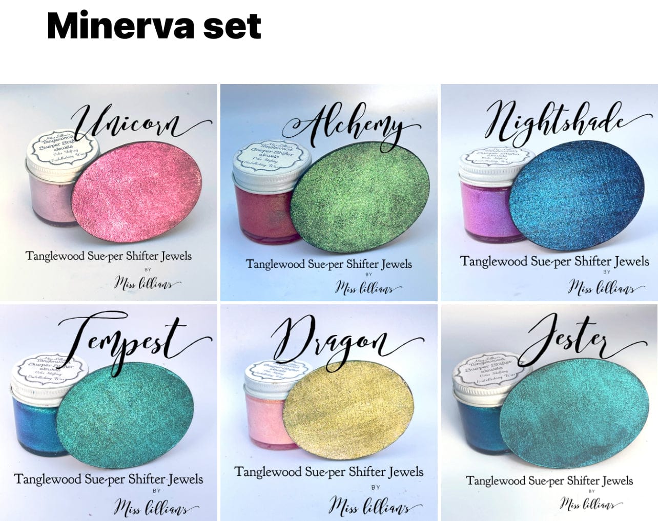 Tanglewood Sue-per Shifter Metallic Wax Mini Sampler Set MINERVA