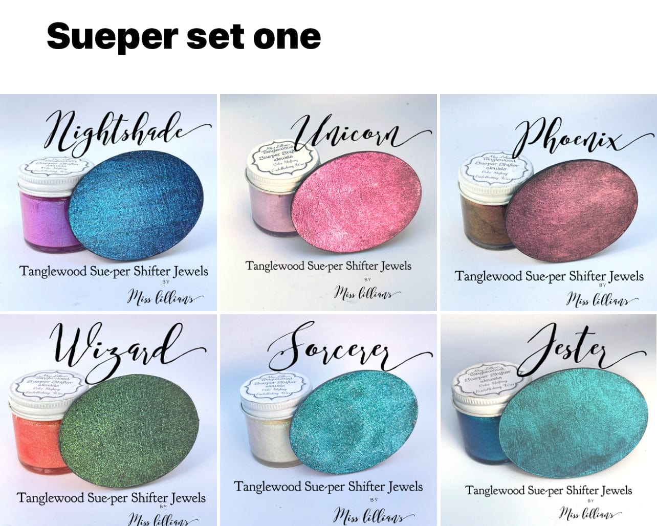 Tanglewood Sue-per Shifter Metallic Wax Mini Sampler Set ONE