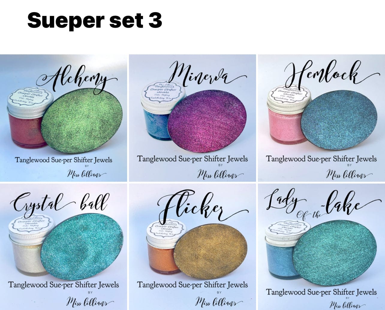 Tanglewood Sue-per Shifter Metallic Wax Mini Sampler Set THREE
