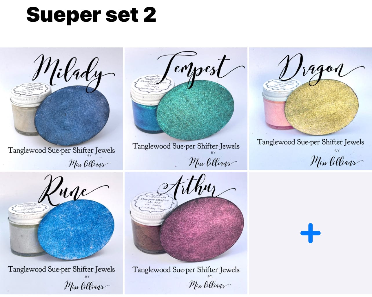 Tanglewood Sue-per Shifter Metallic Wax Mini Sampler Set TWO